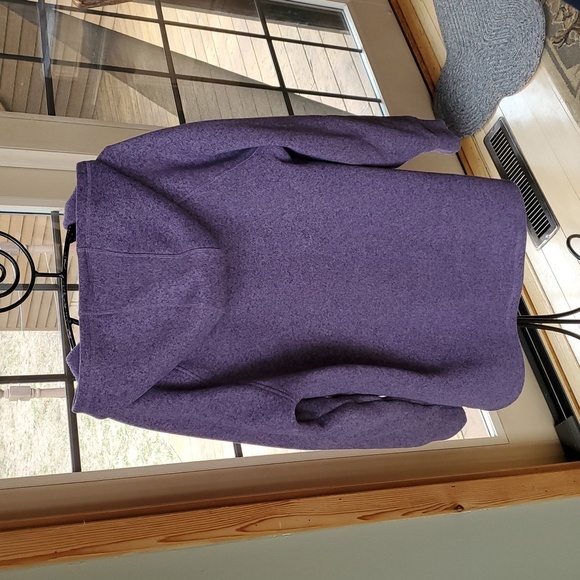 Cabela's Purple Hooded Sz. XL Sweater with Button Detail and Kangaroo Pockets - Picture 9 of 13